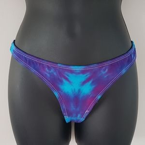 Large Cotton Tie Dye Women's Thong-NEW